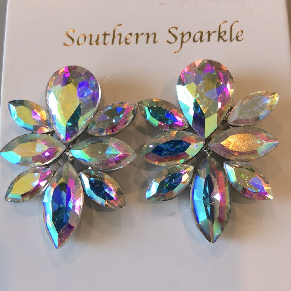 MOVING SALE! Southern Sparkle Crystal Earrings